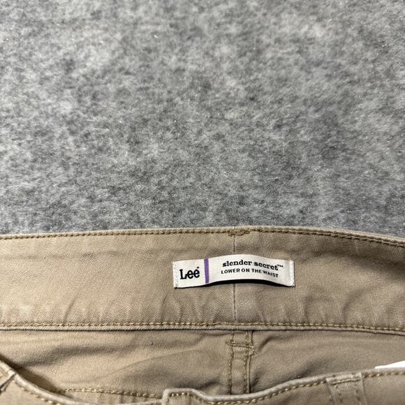 Lee Slender Secret Lower On The Waist Men's Straight Jeans Size 12M Medium Beige - Picture 9 of 10